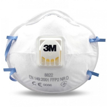 3M™ Disposable Respirator, FFP2, Valved, 8822 (100% Authentic)